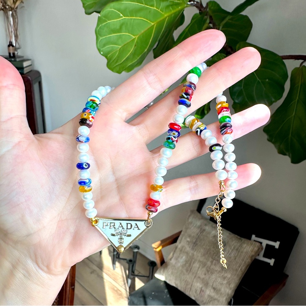 Upcycled  Charm Necklace